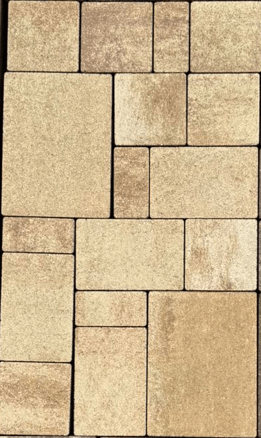 Тротуарная плитка Штеингот Колормикс Траверин, 60 мм