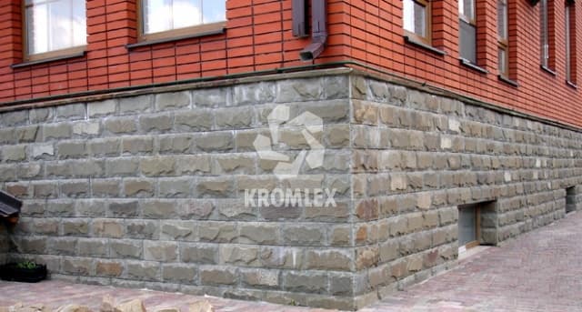 Песчаник серо-зеленый плитка со сколом