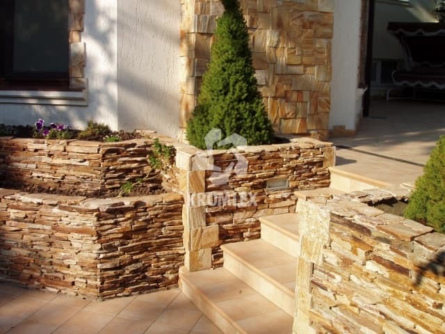 Златолит желтый плитка пиленая разноформатная