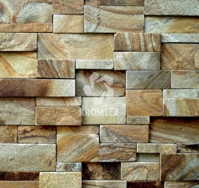 Песчаник бело-рыжий плитка