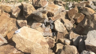 Песчаник желтый глыбы