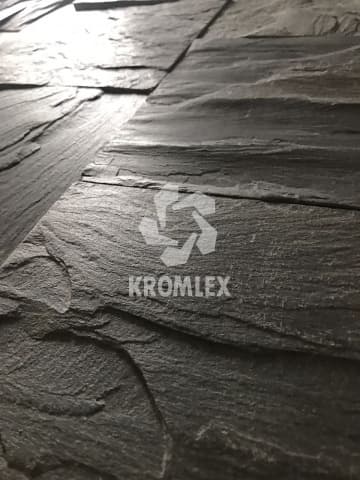 Сланец графитовый (серо-черный) плитка 220х220 мм