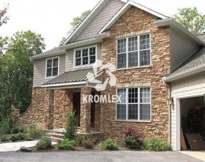 Песчаник желтый плитка горбушка/торец