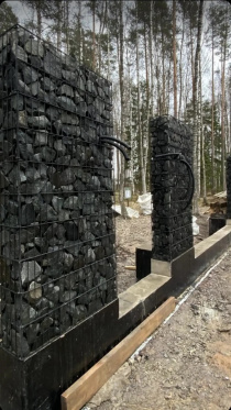 Булыжник песчаник серо-голубой