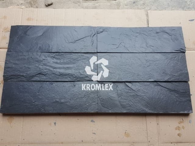 Сланец графитовый (серо-черный) плитка 300х100 мм