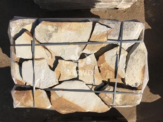 Песчаник рыже-белый