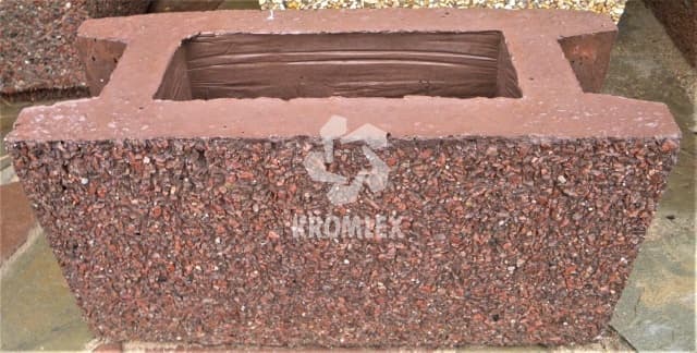 Блок цокольный 400х200х170мм фактура ГРАНИТ