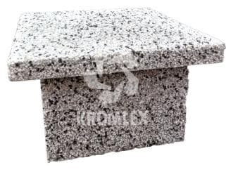 Колпак на столб забора 4-х скатный 490х490х65 мм 