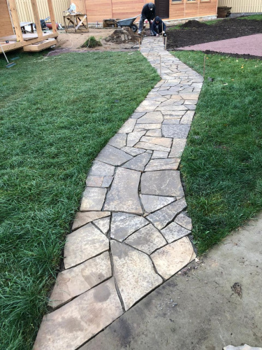 Серо-зеленый дорожка 6