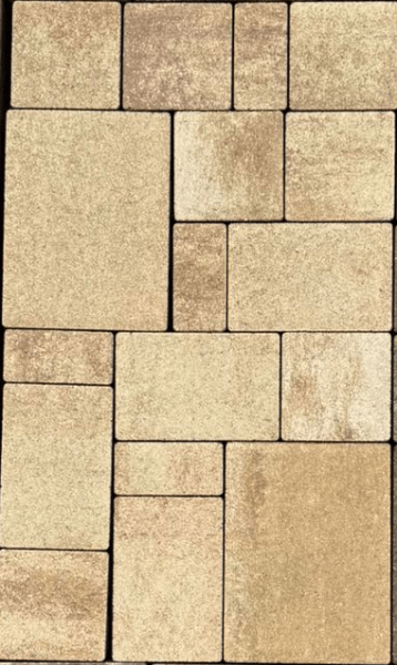 Тротуарная плитка Штеингот Колормикс Траверин, 60 мм