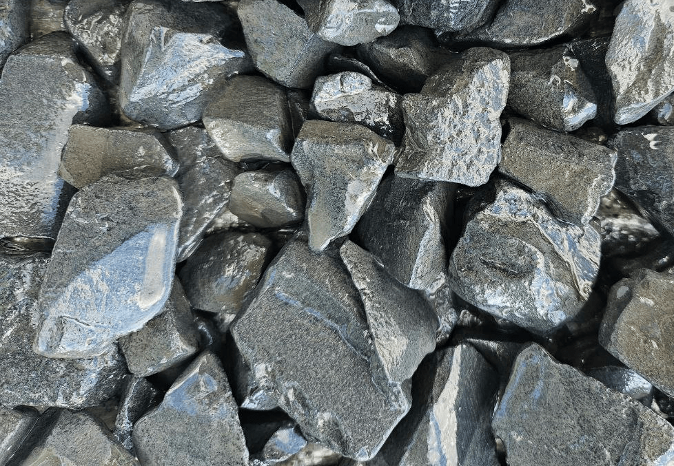 Крошка шунгит черный галтованный