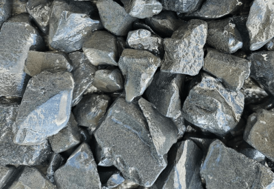 Крошка шунгит черный галтованный