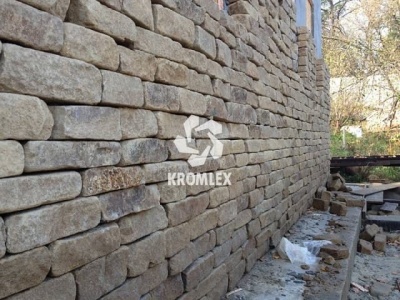 Песчаник серо-зеленый брусчатка галтованная