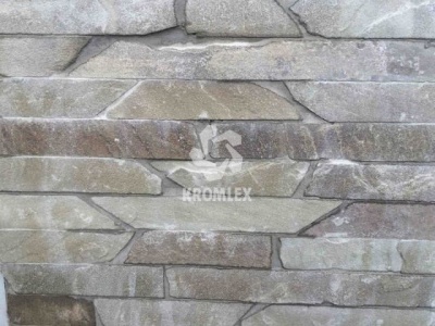 Песчаник серо-зеленый плитка соломка/полоска