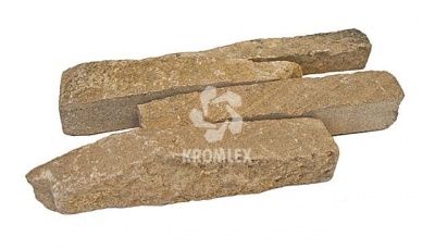 Песчаник желтый плитка горбушка/торец