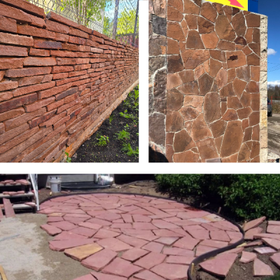 Песчаник серо-зеленый обожженный