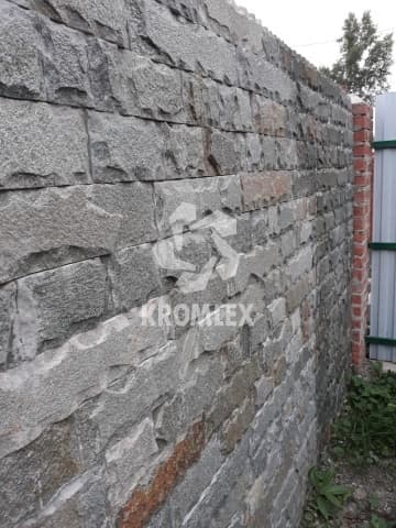 Златолит серо-зеленый (серебрит) плитка с заколом