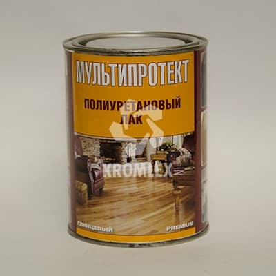 Универсальный полиуретановый лак повышенной износостойкости МультиПротект-ПУ. Светлый. Глянцевый