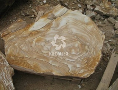 Песчаник плитняк желто-рыжий