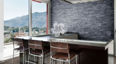 Сланец графитовый (серо-черный) плитка 300х50 мм