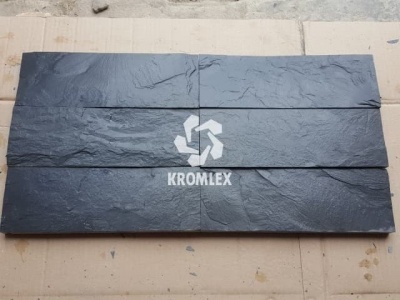 Сланец графитовый (серо-черный) плитка 300х100 мм