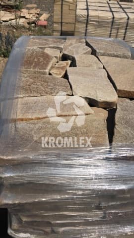 Песчаник слоновая кость галтованный