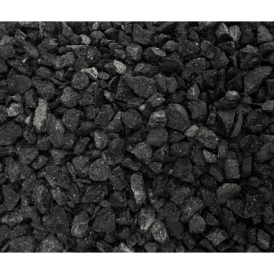 Крошка мраморная черная галтованная