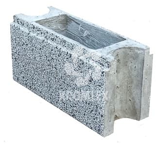 Блок межстолбовой стеновой с разделкой 400x170x200 мм