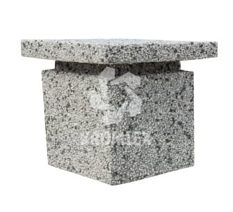 Колпак на столб забора плоский 250х250х30 мм 