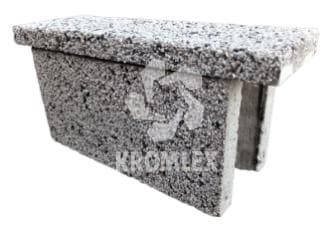 Козырек парапет плоский 500х200х35 мм