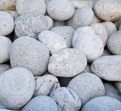 Булыжник круглый белый