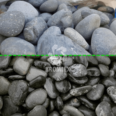 Булыжник круглый серый